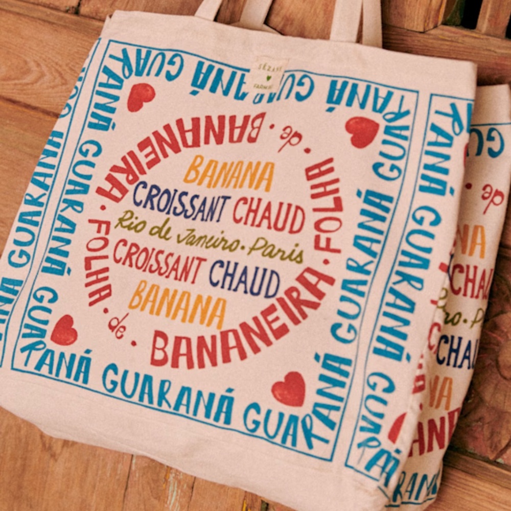 Sezane x Farm Rio Tote Bag